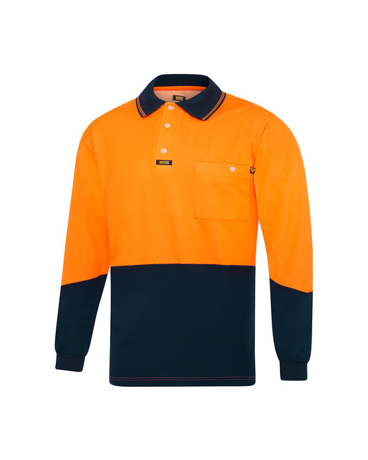 Cotton Backed Microfibre 'Premium'  Polo Shirt L/S