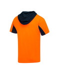 Hi Vis Evapor8 Hoodie- Short Sleeve (alternate view)